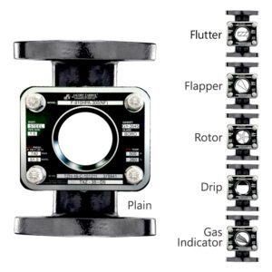 Jacoby-Tarbox High Pressure Flanged Bulls-Eye Full-View Sight Flow Indicator