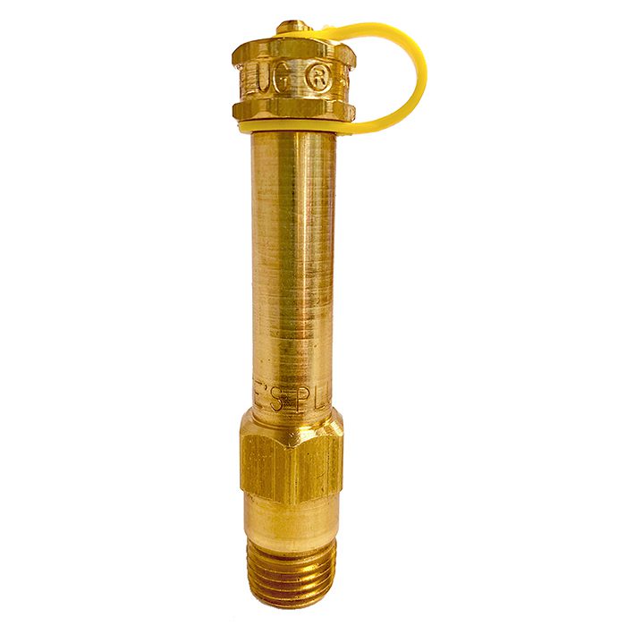 Pete's Plug 110XL Brass Pressure or Temperature, PT Test Plug with