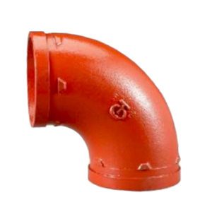 Shurjoint 7110 Grooved-End Ductile Iron 90° Elbow, Regular Radius