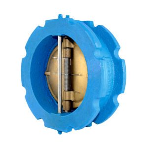 Titan CV 41-DI Ductile Iron Dual Disc Wafer Type Check Valve, Choice of Seat and Disc Materials, ASME Class 150