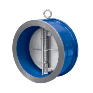 Titan CV 41A-DI Ductile Iron Dual Disc Wafer Type Check Valve, NSF Coated, Choice of Seat and Disc Materials, ASME Class 150