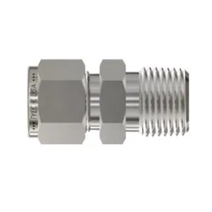 Tylok CBC-Lok Tube Fitting SS-4-DMC-2 Stainless Steel 1/4" Tube x 1/8" MNPT Straight
