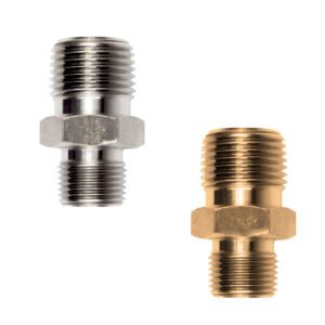 Tylok Instrument Pipe Fitting 1HRN, Brass, Steel, Stainless Steel, NPT Hex Reducing Nipple